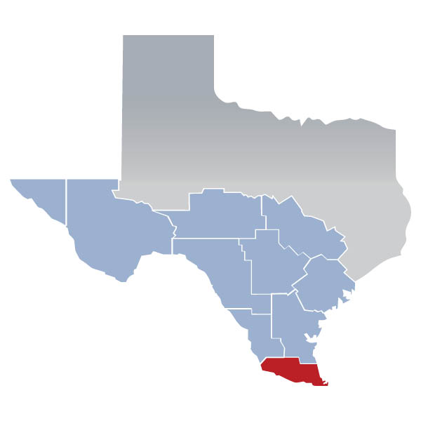 The University of Texas Rio Grande Valley SBDC Map