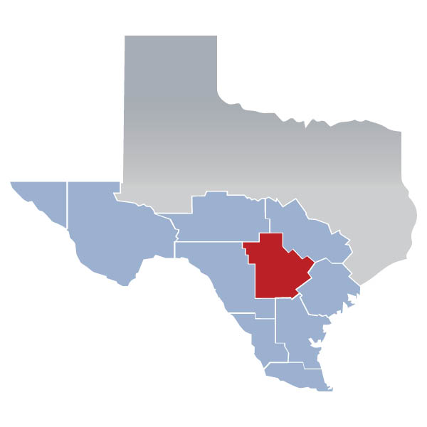 The University of Texas at San Antonio SBDC Map